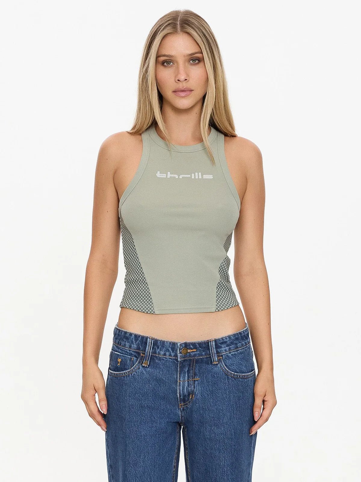 For The Win Tank - ThrillsWTS25-144F-DIRTYSAGE-06