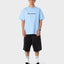 FRAGMENT SHORT SLEEVE TEE -RustyTTM3108-SKY BLUE-XS