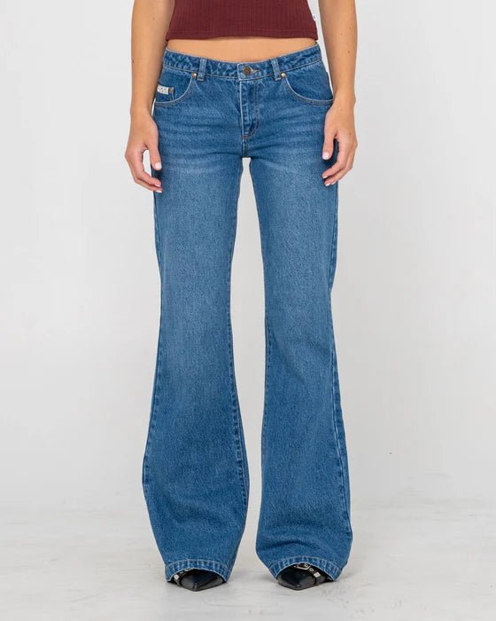 FREIDA FLARE LOW RISE JEANS - RustyPAL1495-BLASTED MIDDY BLUE-04