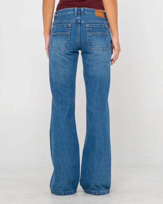 FREIDA FLARE LOW RISE JEANS - RustyPAL1495-BLASTED MIDDY BLUE-04