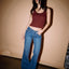 FREIDA FLARE LOW RISE JEANS - RustyPAL1495-BLASTED MIDDY BLUE-04