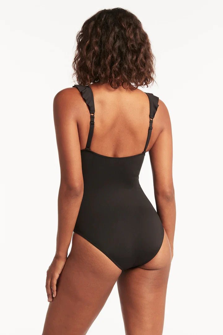 Frill One Piece - Sea LevelSL1040ECO - BLK - Black - 10