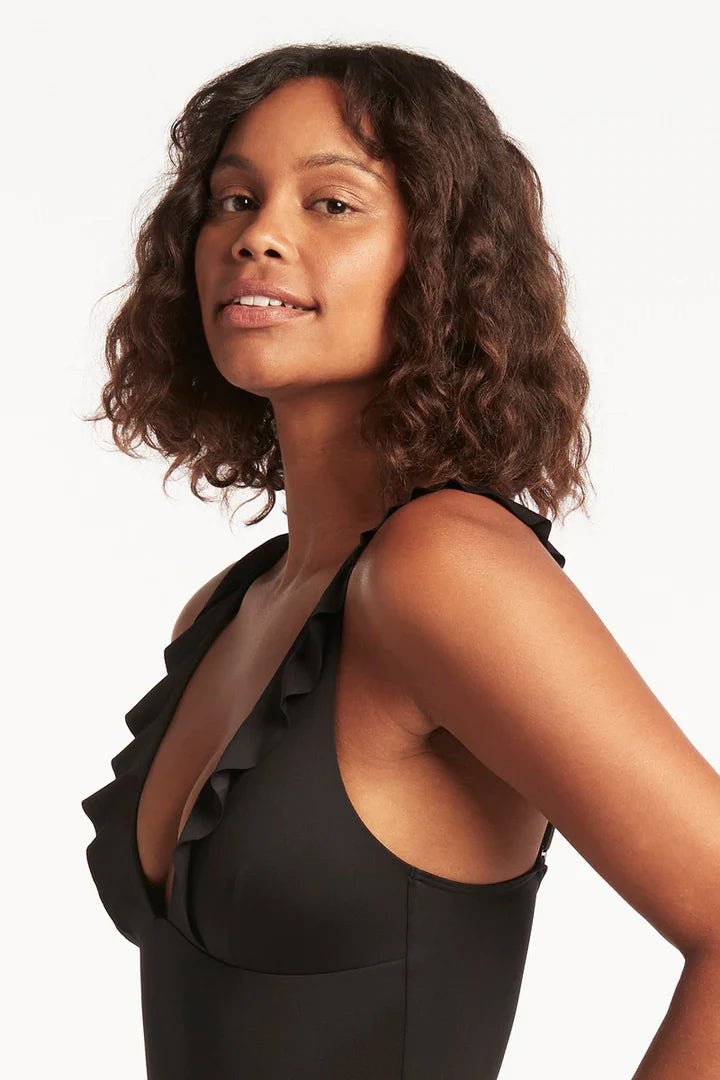 Frill One Piece - Sea LevelSL1040ECO - BLK - Black - 10