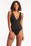 Frill One Piece - Sea LevelSL1040ECO - BLK - Black - 10