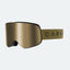 frother matt black - amber w.gold mirror - Carve6220-17-Matt Black W/ Amber Gold Mirror
