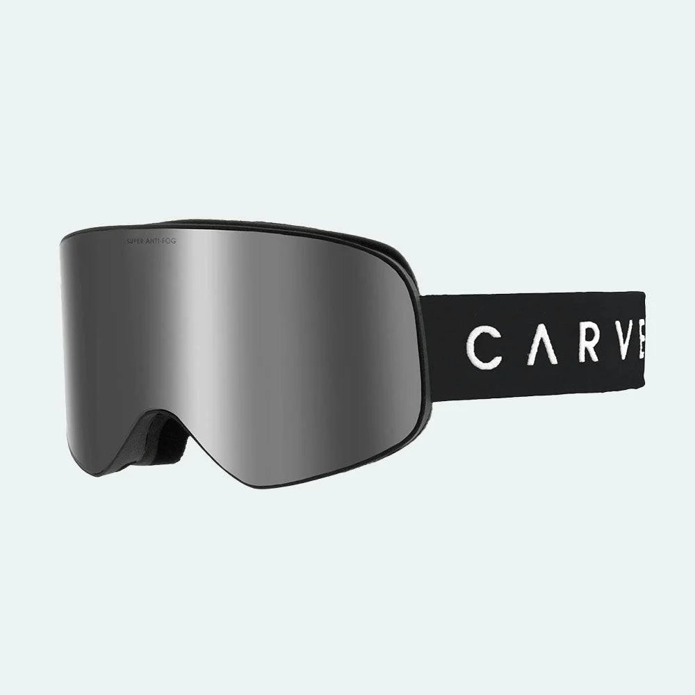 frother matt black-grey lens-silver mirror -Carve6220-01-Matt Black W/ Grey Silver Mirror