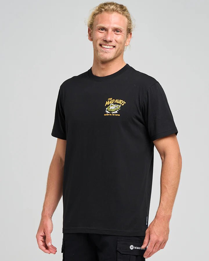 FROTHIN COFFIN | SS TEE - Mad HueysH425M01016 - BLACK - 2XL