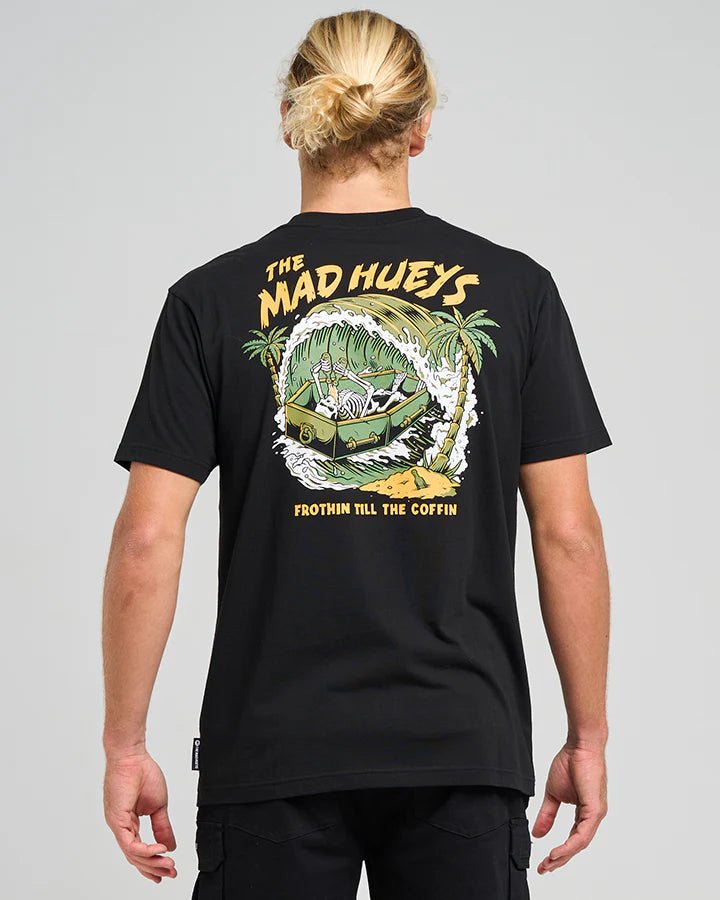FROTHIN COFFIN | SS TEE - Mad HueysH425M01016 - BLACK - 2XL
