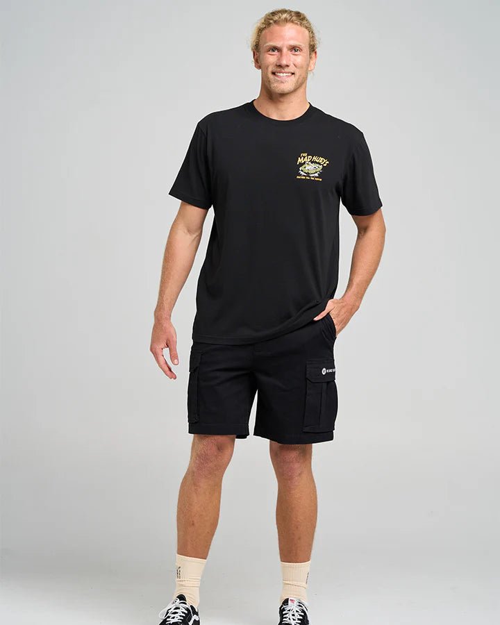 FROTHIN COFFIN | SS TEE - Mad HueysH425M01016 - BLACK - 2XL