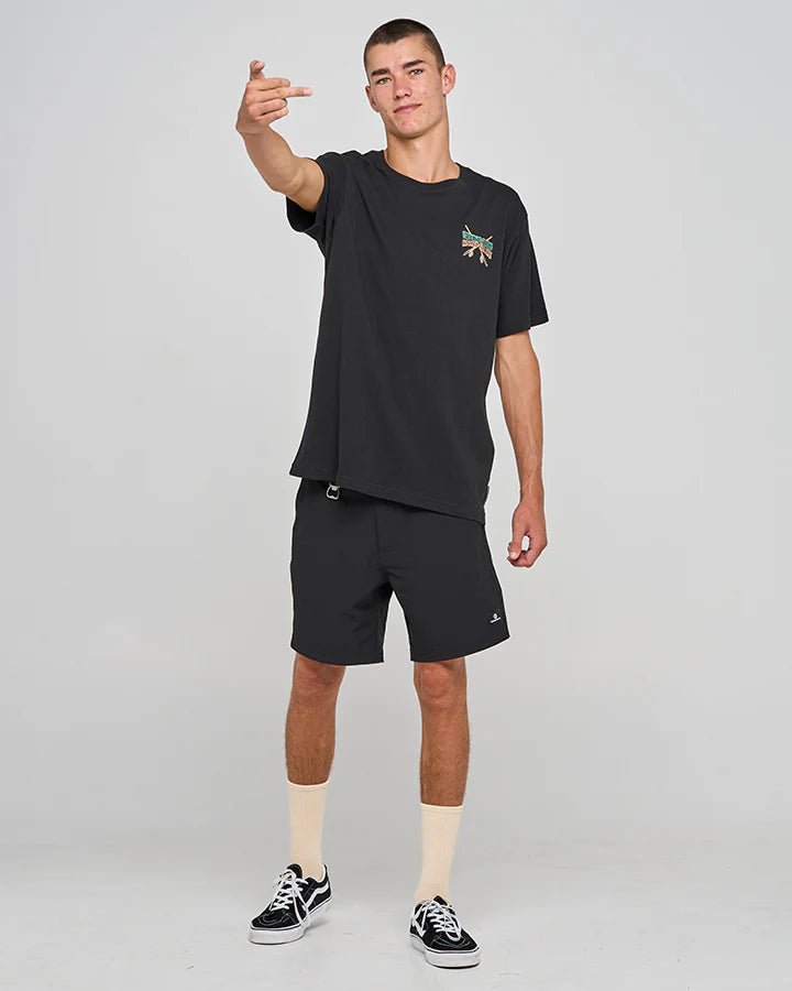 FROTHIN HOOKED FOR LIFE | SS TEE - The Mad HueysH125M01017-BLACK-S