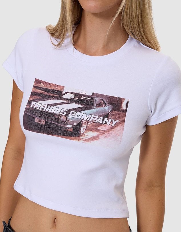 Full Speed Mini Tee - ThrillsWTR25-105A-White-6