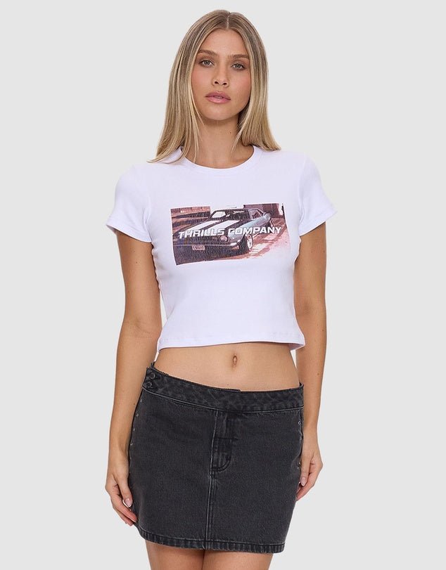 Full Speed Mini Tee - ThrillsWTR25-105A-White-6