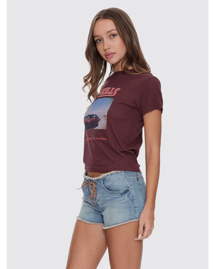 Full Throttle Boy Tee - ThrillsWTA26-125C-Bitter Chocolate-6