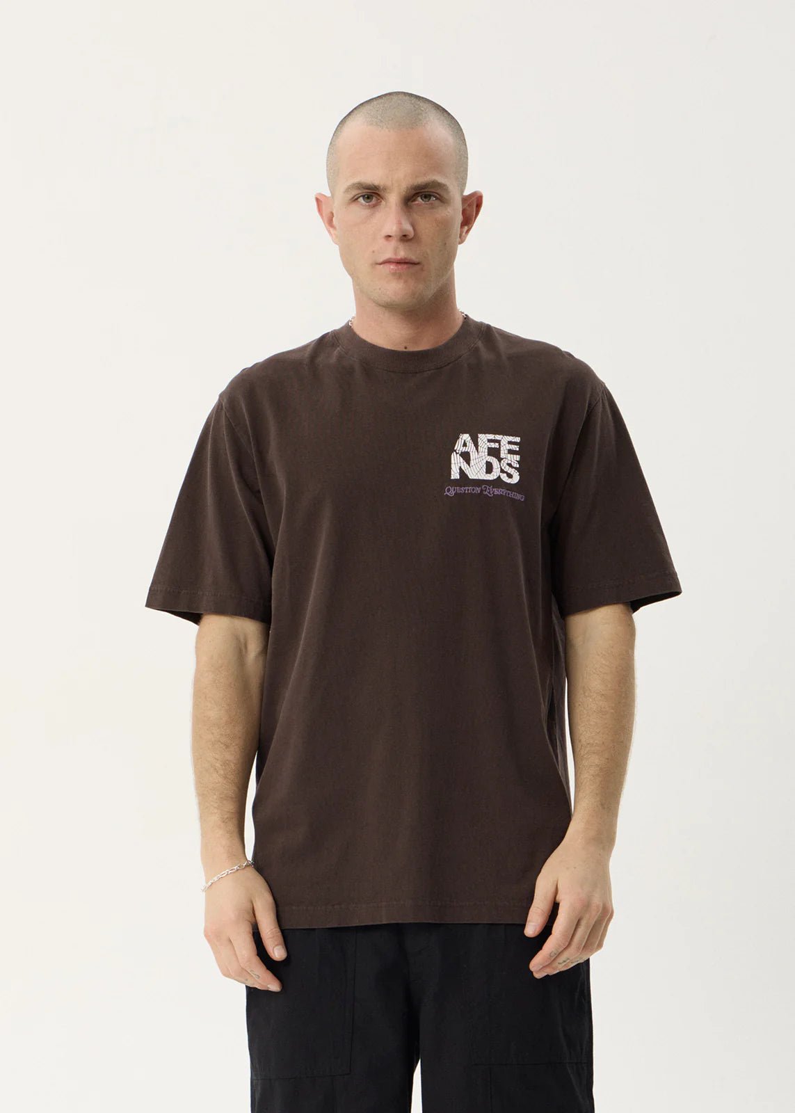 Funnel - Recycled Retro Tee -AfendsM263008-WASHED COFFEE-XS
