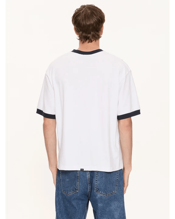 Fusion Ringer Box Fit Oversized Cropped Tee - Thrills210000180709