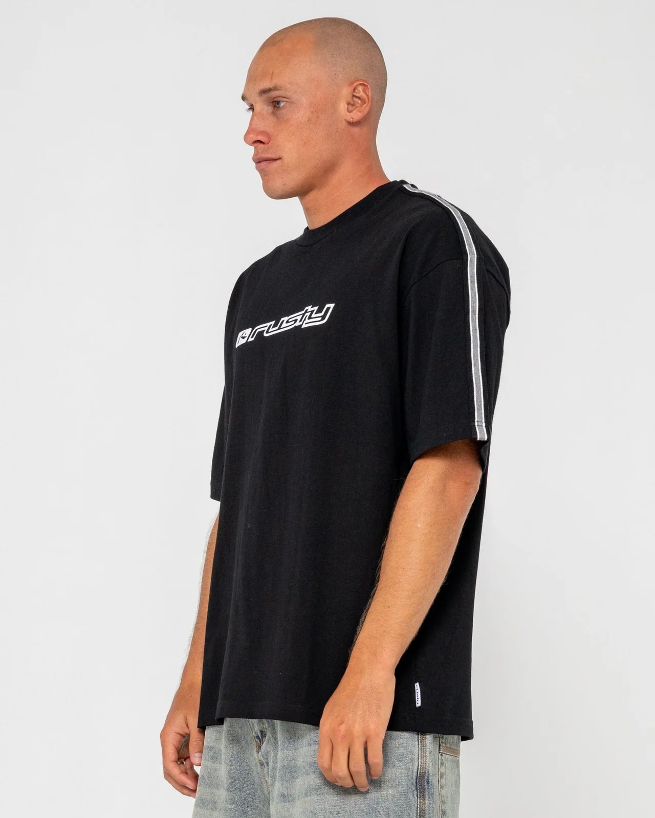 GAFFA TAPED SHORT SLEEVE TEE - RustyTTM2982-BLACK-S