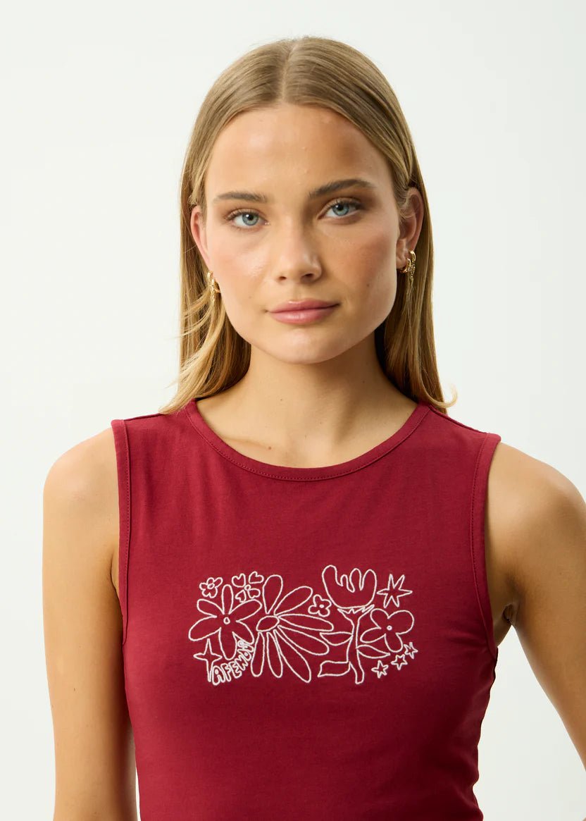 Garden Variety - Tank - Burgundy - AfendsW261080-BGY-BURGUNDY-XS