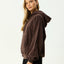Genesis - Recycled Boxy Pull On Hood - AfendsM230506-WASHED COFFEE-XS