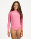 GIRL HEATER LS LYCRA -RoxyURGWR03099-PINK CARNATION-8/S