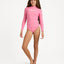 GIRL HEATER LS LYCRA -RoxyURGWR03099-PINK CARNATION-8/S