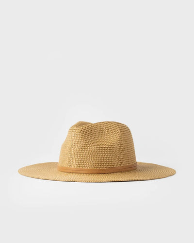 GISELE STRAW HAT -RustyHHL0398-NATURAL / CARAMEL 1-S/M