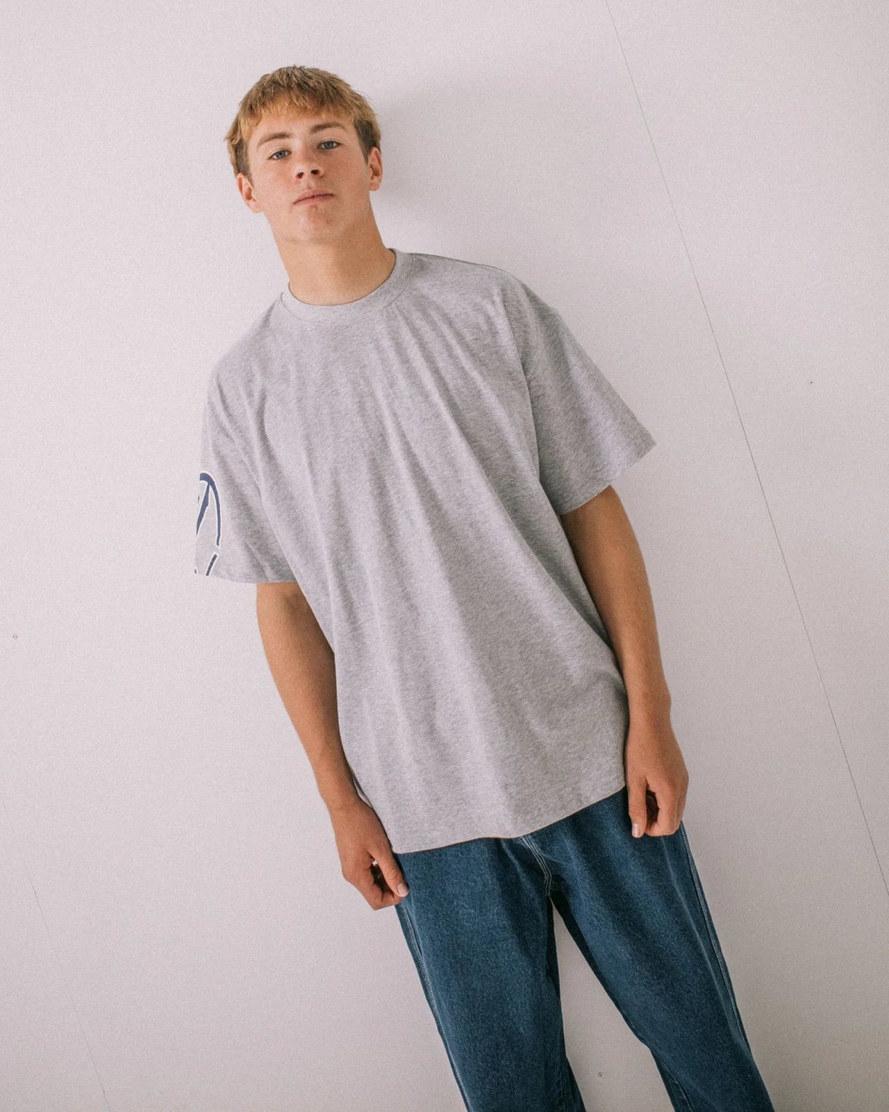 Glaze - R Short Sleeve Tee - RustyTTM3036-GREYMARLE-S
