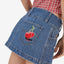 Glazed And Confused Micro Skirt - WorshipWPH25 - 308E - 6 - Sky High Blue