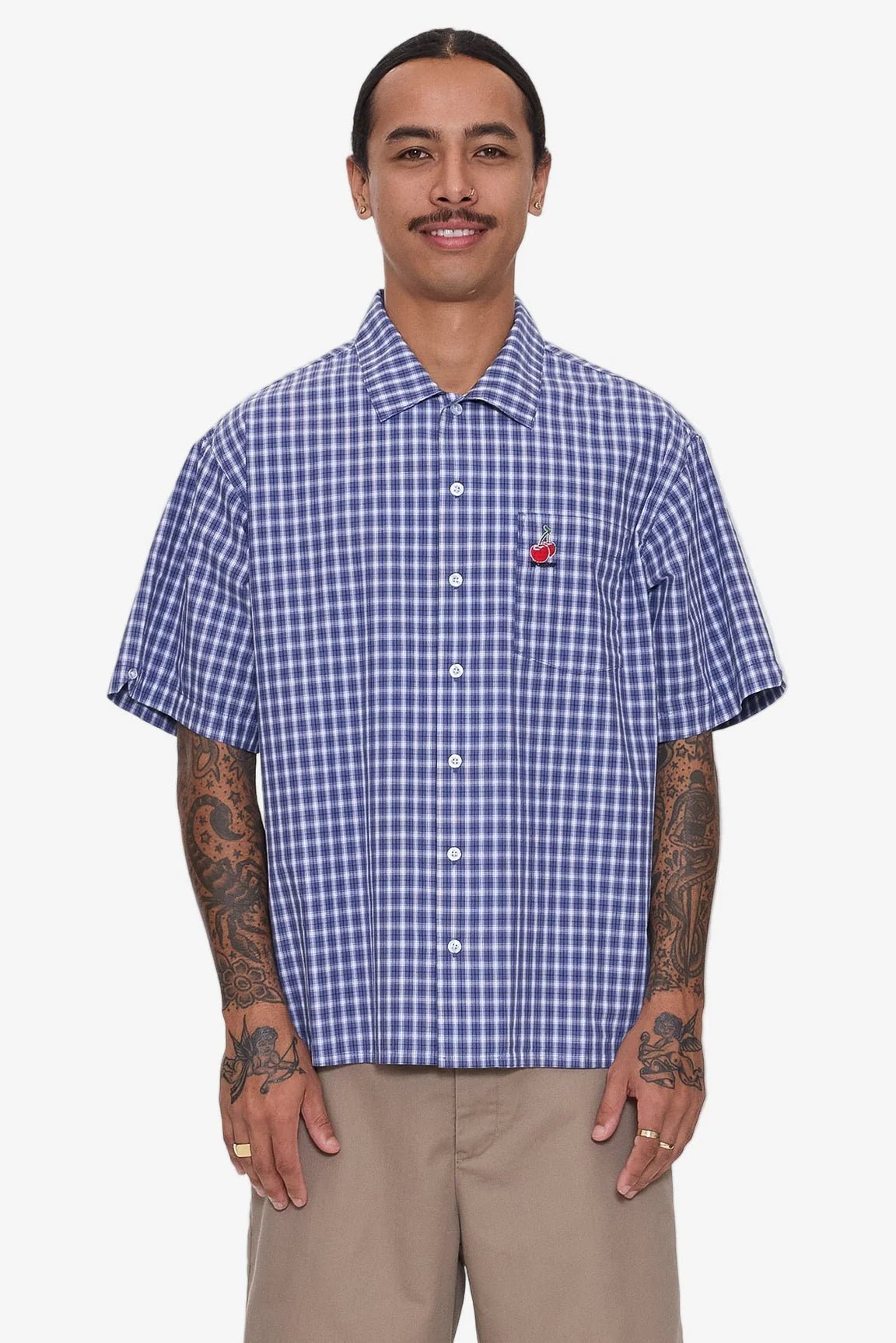 Glazed And Confused Short Sleeve Shirt - WorshipPR25-201E-Blue-XS
