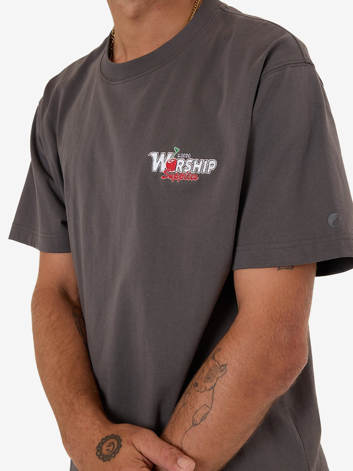 Glazed And Confused Tee - WorshipPH25 - 104BWW - Worn Black - S
