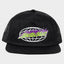 Global Flame Strip Trucker Cap - Santa CruzSB324 - HW04 - BLK - Black - OSFM