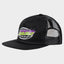 Global Flame Strip Trucker Cap - Santa CruzSB324 - HW04 - BLK - Black - OSFM