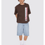 Globo Big Dawg Jean Short -WorshipPH26-315EWD-Blew Dust-30