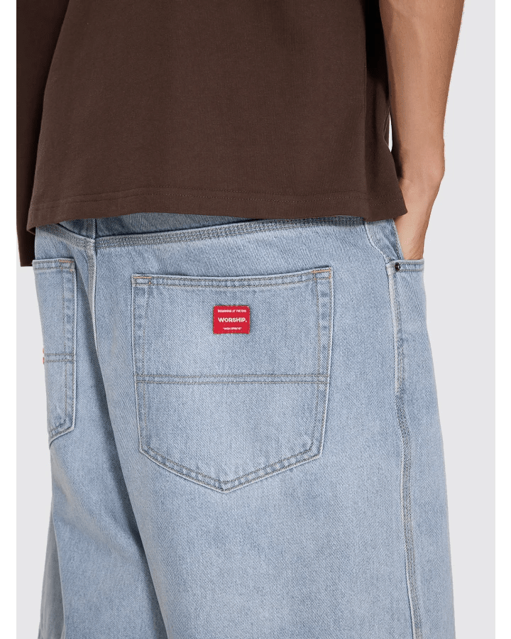 Globo Big Dawg Jean Short -WorshipPH26-315EWD-Blew Dust-30
