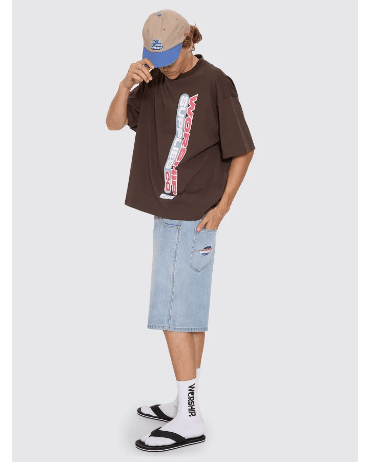 Globo Big Dawg Jean Short -WorshipPH26-315EWD-Blew Dust-30