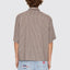 Globo Box Crop Short Sleeve Shirt -WorshipPH26-204C-Brown-S