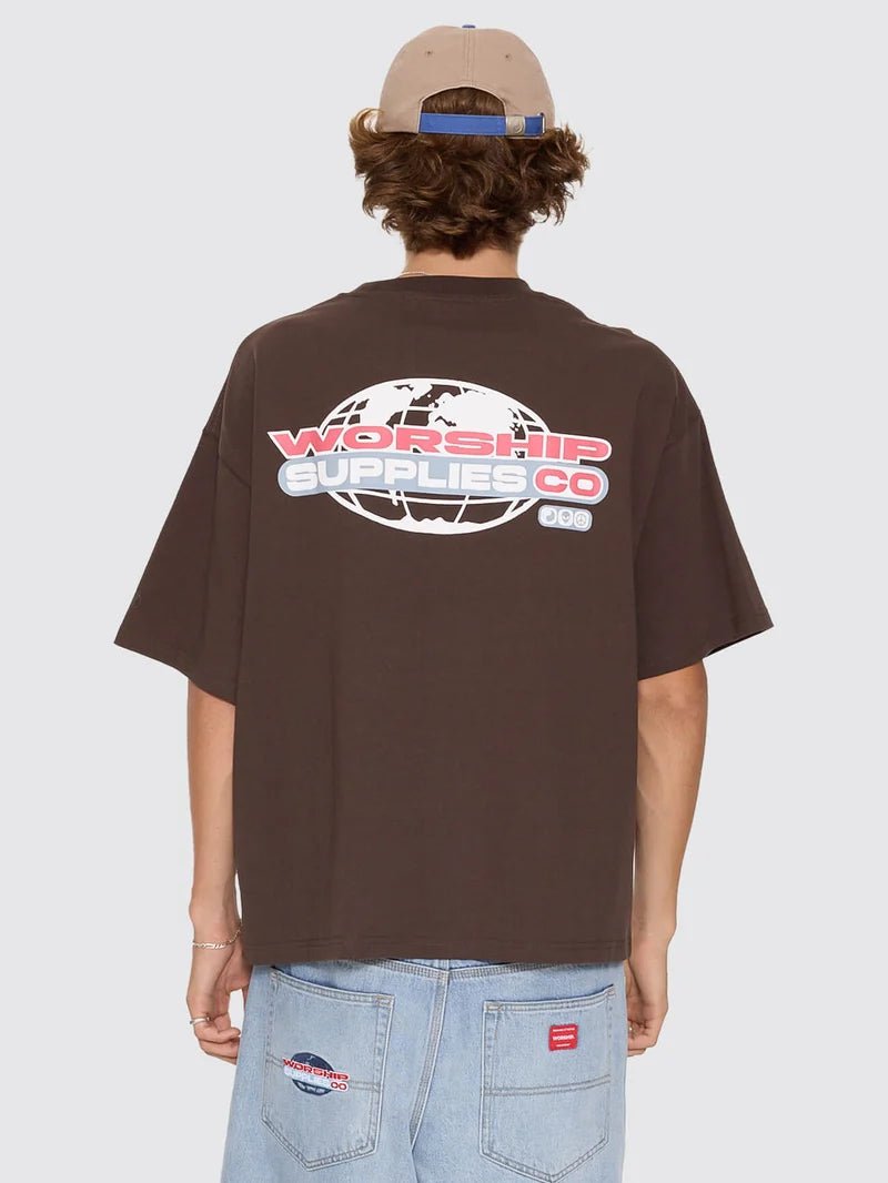 Globo Box Crop Tee -WorshipPH26-111C-Ganache-S