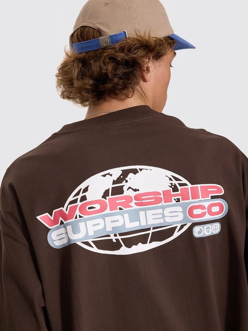 Globo Box Crop Tee -WorshipPH26-111C-Ganache-S