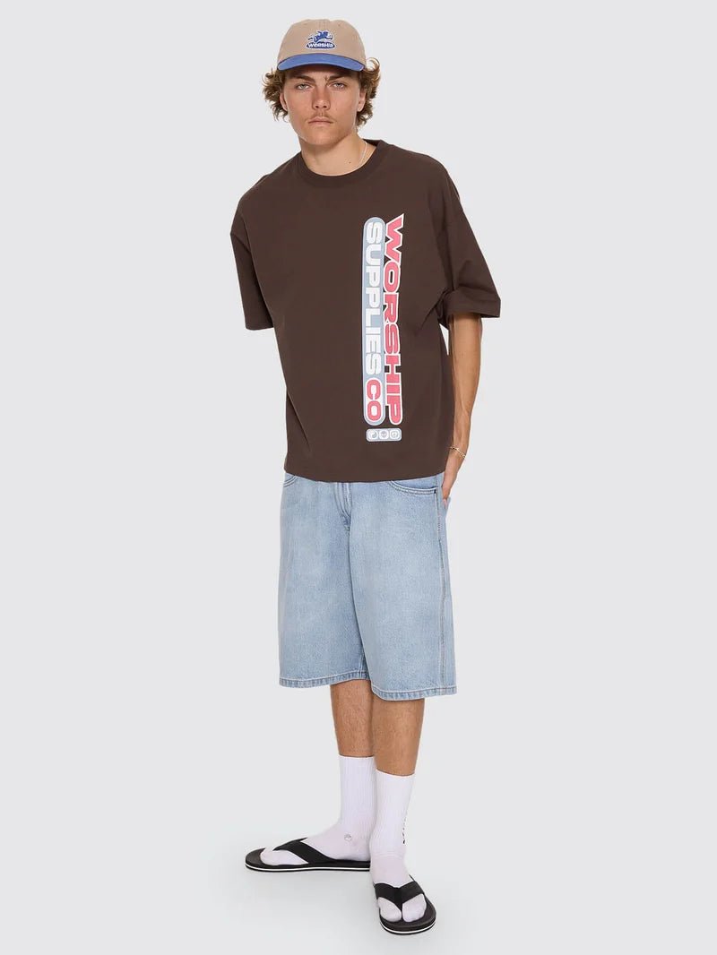Globo Box Crop Tee -WorshipPH26-111C-Ganache-S