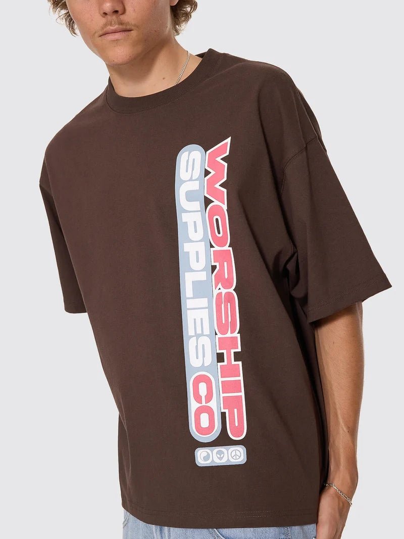 Globo Box Crop Tee -WorshipPH26-111C-Ganache-S