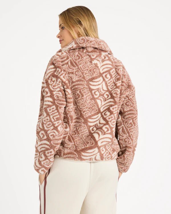 GO FOR IT HALF ZIP CREW - BillabongUBJFT00321-BROWNSTONE-XS/6