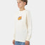 Goal Flame Centre Check LS Reg Fit Tee - Santa CruzSB125 - LS02 - CRM - Cream - 8
