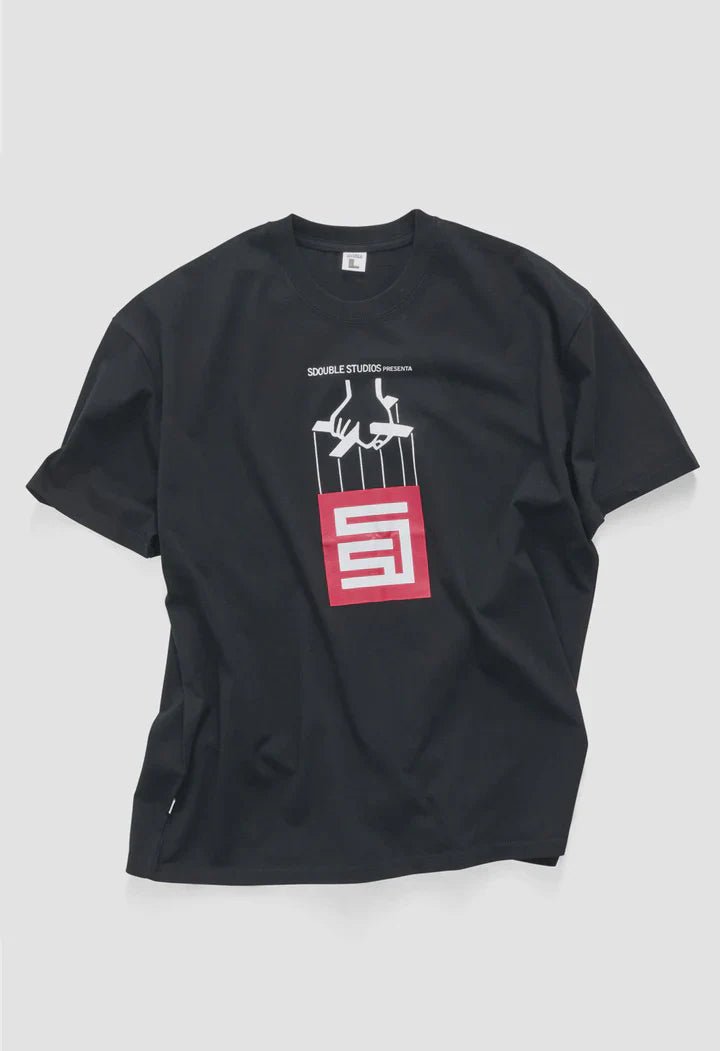 GODFATHER SS TEE - S DoubleSD025S1012 - BLACK - M