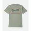 GRADE S/S STD - Brixton17483-DESERT GREEN/DARK NAVY/AMBER T-S
