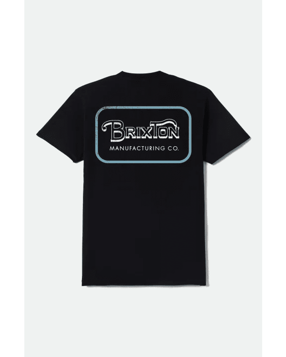 GRADE S/S STD - Brixton17483-BLACK/OFF WHITE/RETRO BLUE-S