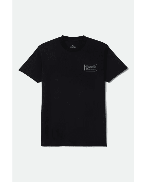 GRADE S/S STD - Brixton17483-BLACK/OFF WHITE/RETRO BLUE-S