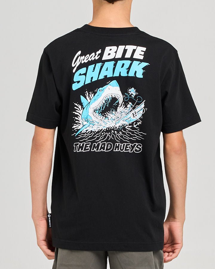 GREAT BITE SHARK | YOUTH SS TEE - Mad HueysH425B01002 - BLACK - 10