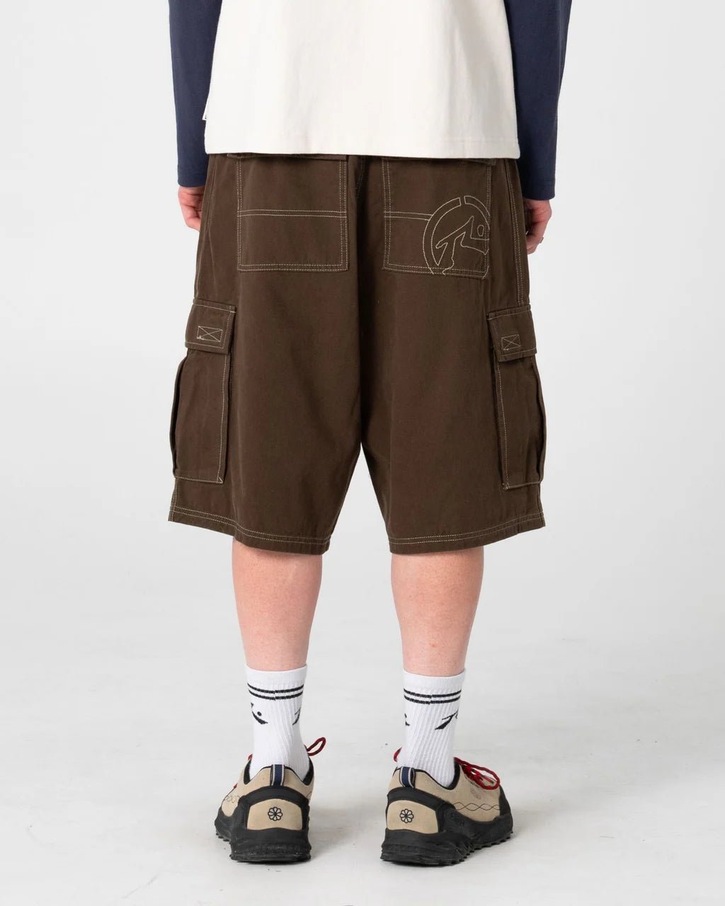 GRIZZLY BAGGY CARGO SHORT -RustyWKM1256-PINECONE-26