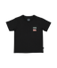 GROMS CRAYON WAVE SS - Billabong24Y35450 - WASHED BLACK - 0