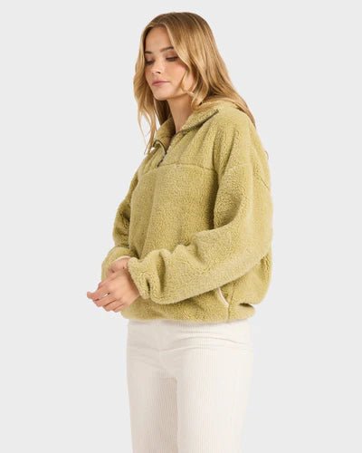 GROOVIN HALF ZIP CREW - Billabong24B411677-COYOTE-XS/6