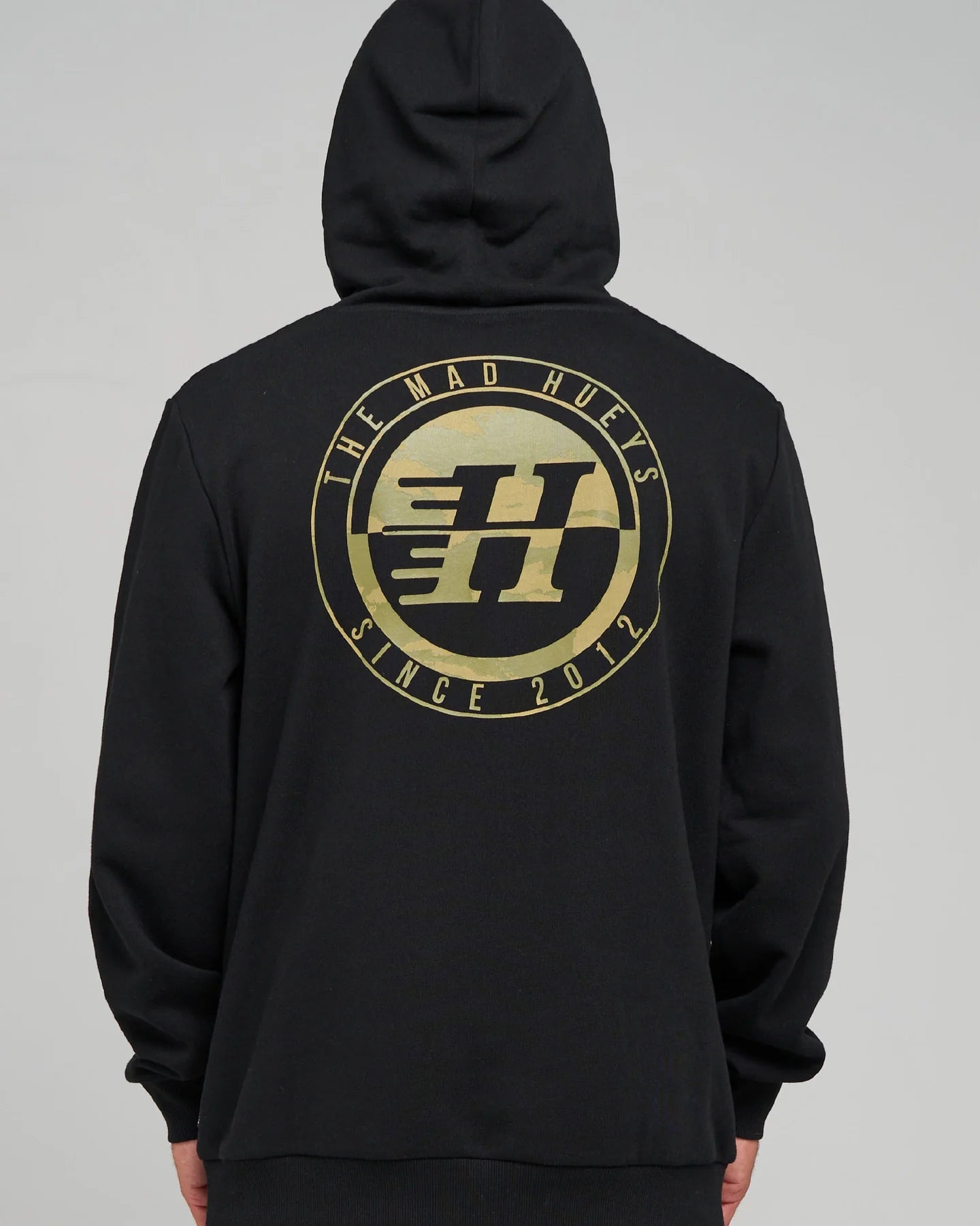H SERIES SPLIT | HOODED PULLOVER - The Mad HueysH226M08001-BLACK-S